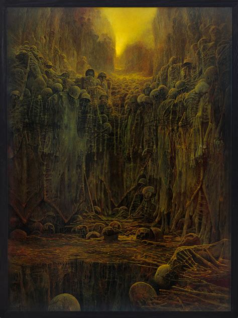 Zdzisław Beksiński Obrazy | Reprodukcja obrazu AC87 | Beks.pl