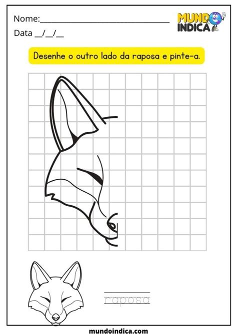 Desenho De Simetria Para Imprimir - 20 Atividades de Simetria para Educação Infantil para Imprimir