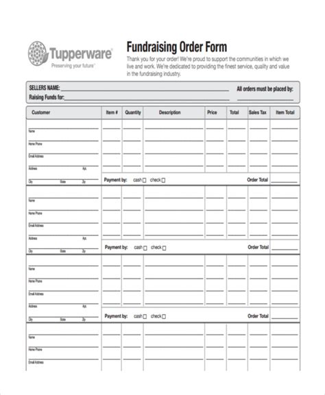 Flower Fundraiser Order Form Best Flower Site