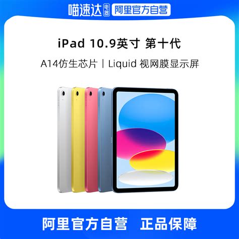 【自营】apple 苹果 2022款 Ipad 10（第十代）平板电脑10 9英寸 A14芯片wlan版 虎窝淘