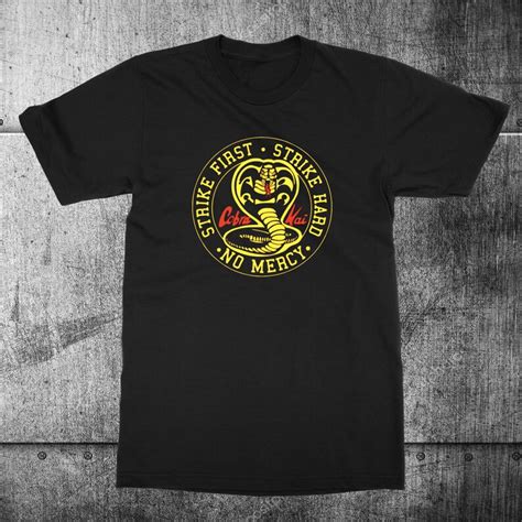 Cobra Kai I T Shirt Various Colour Options 100 Cotton Etsy