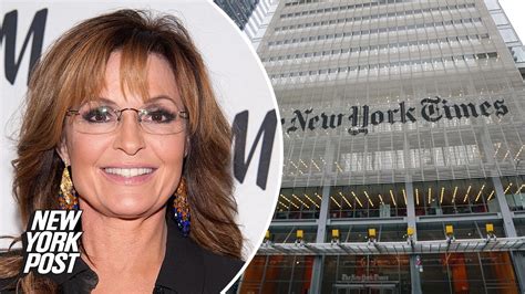 Sarah Palin To Face Off Against New York Times In Defamation Trial