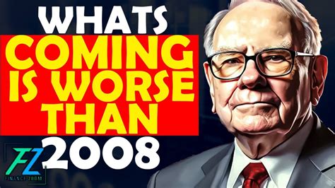 Warren Buffett Talks About The Upcoming Recession Youtube