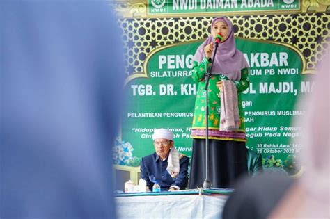 Wagub Ntb Rohmi Minta Pengurus Muslimat Nwdi Semangat Lanjutkan Ikhtiar