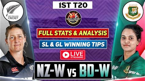 Nz W Vs Ban W Live Nz W Vs Bd W Dream Prediction Nz Vs Ban Youtube