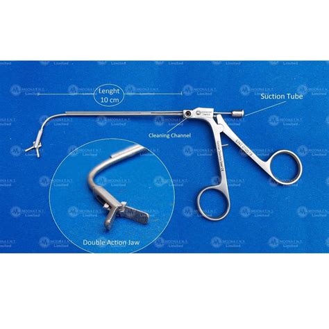 Precision Biopsy Grasping Forcep W Cleaning And Suction Insert Moona Ent International