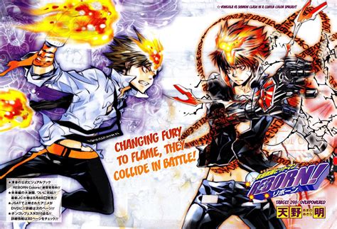 Tsuna Vs Enma Hitman Reborn Reborn Katekyo Hitman Reborn Manga