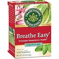 Amazon Traditional Medicinals Breathe Easy Tea 16 Count Tea Bags