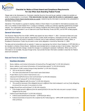 Fillable Online Sample Subaward Policy And Subrecipient Monitoring