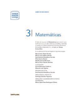 3 Matemáticas Santillana 3 matem 225 ticas santillana pdf PDF4PRO