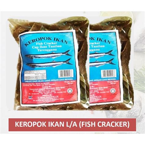 Halal Keropok Ikan Cap Ikan Tamban Terengganu Fish Cracker G