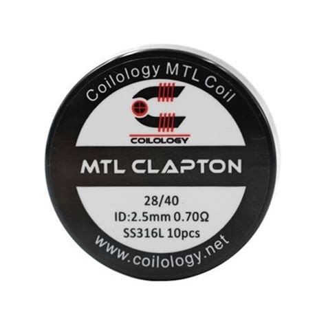 Coilology Mtl Clapton Coil Ss L Ohm Pcs Agt Group Wholesale