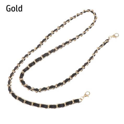 Pu Lederen Glazen Chain Holder Ketting Zonnebril L Grandado