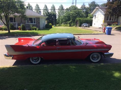 1958 Plymouth 2 Door Hardtop Christine Clone Fury Belvedere For Sale