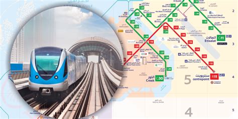 Dubai Metro Train Map Updated 2022