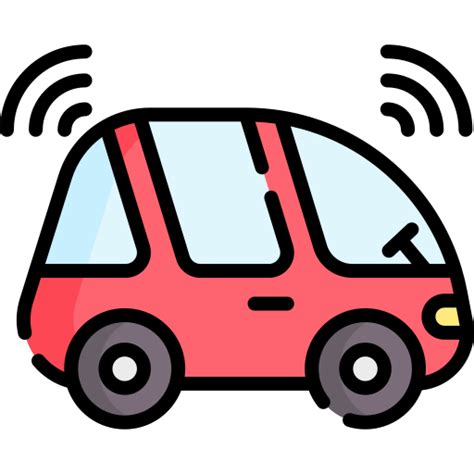 Coche Autónomo Iconos Gratis De Transporte