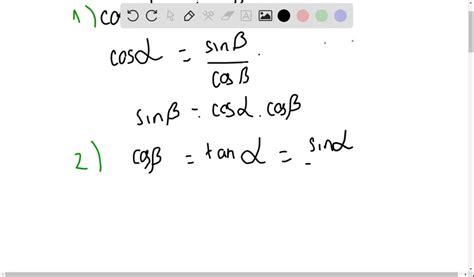 Solved For Each Given Right Triangle Find Exact Values Of Sin Alpha