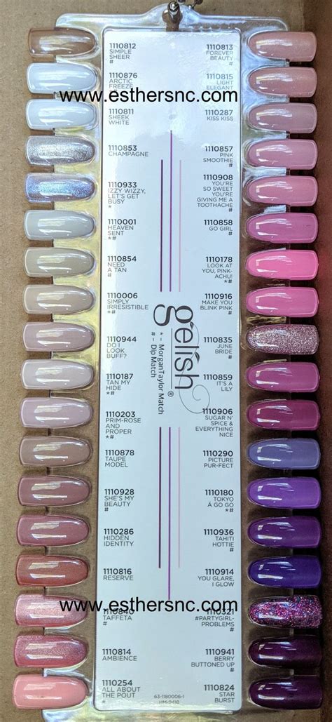 Gelish Nail Colours Gelish Colours Gelish Nails