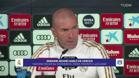 Zinedine Zidane Niega Una Posible Salida De Vin Cius Tudn F Tbol Tudn