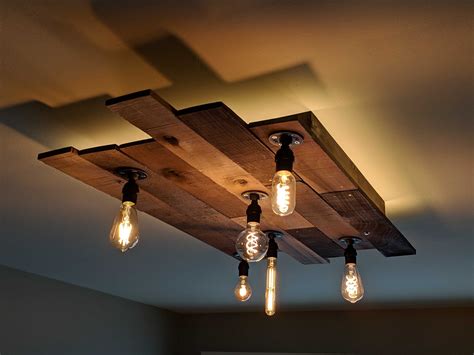 Rustic Barn Wood Ceiling Light Wood Ceiling Lights Barn Wood Ceiling