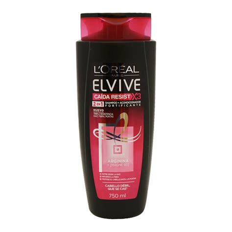 Shampoo Con Acondicionador Loréal Paris Elvive Caída Resist X3