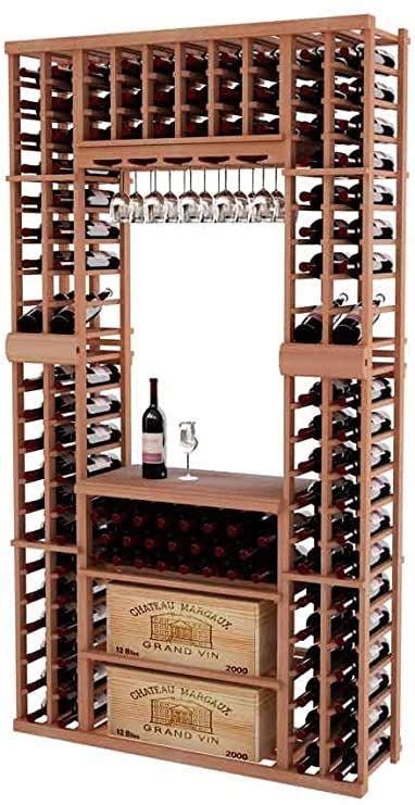 Vintner Series Wine Rack Tasting Center Allheart Redwood