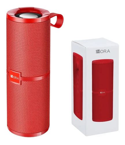 Bocina Hora Boc Port Til Con Bluetooth Roja Meses Sin Intereses