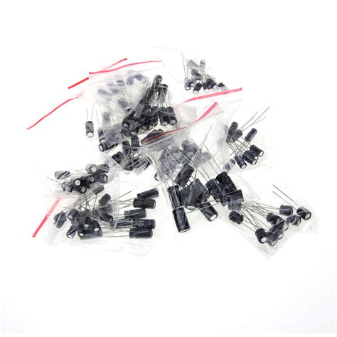 120PCS Set 12 Values 0 22UF 470UF Aluminum Electrolytic Capacitor