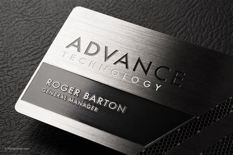 Metallic Business Card Templates