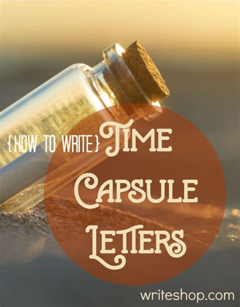 Time Capsule Letter Template