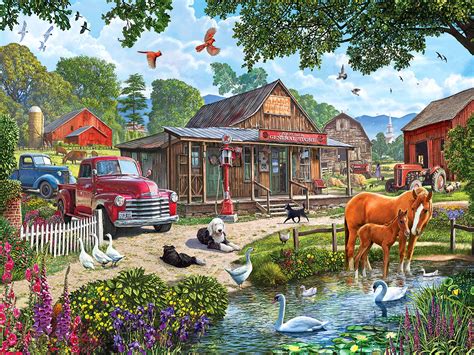 Solve Rustic General Store Jigsaw Puzzle Online With Pieces