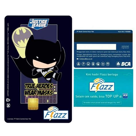 Jual Kartu Etoll Flazz Bca Gen Gen Limited Edition Justice League