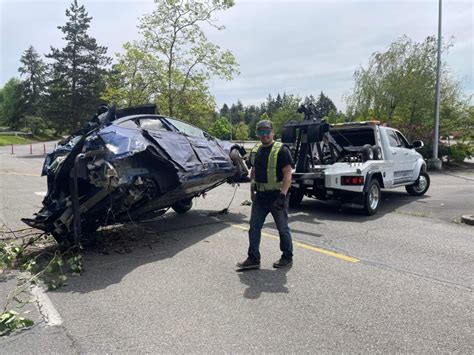 Tesla Owner Suffers Only Minor Injuries After His Model Flies Feet