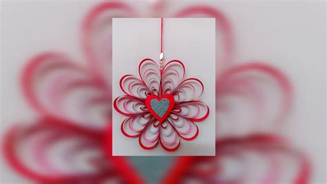 Diy Heart Wall Hanging Paper Decoration Ideas For Valentines Day