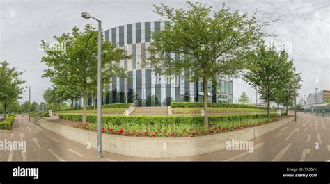 The Cube Corby Town Centre England Stock Photo Alamy