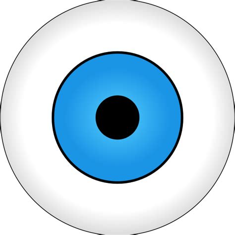 Vector drawing of blue eye iris | Free SVG