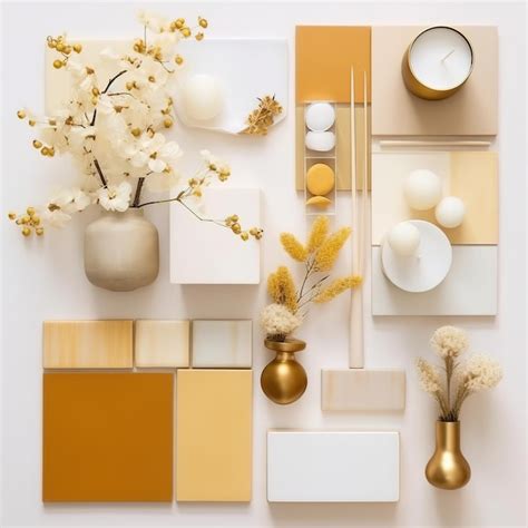 Premium Ai Image Flat Lay Composition Skincare Essentials