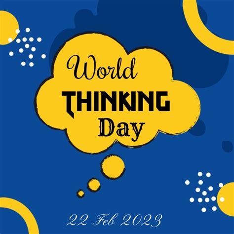 World Thinking Day Instagram Post Template Postermywall