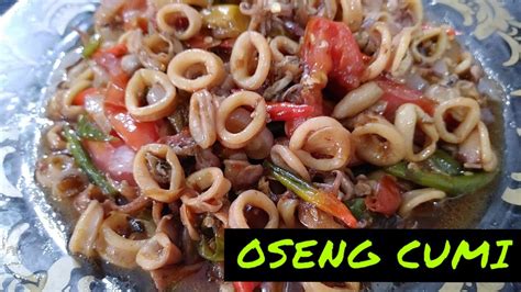 Oseng Cumi Pedas Manis Stir Fried Squid Recipe Youtube