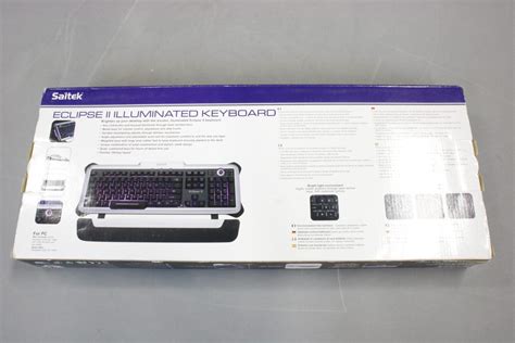 Saitek Eclipse II Illuminated Keyboard USB Massi