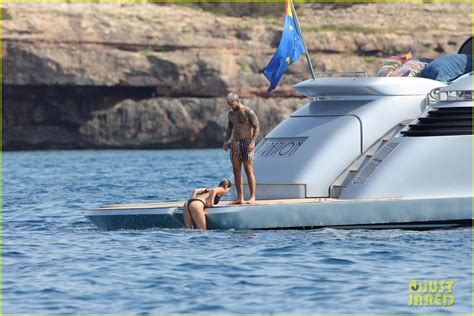 Maluma Girlfriend Susana Gómez Hose After Going for Swim on Yacht