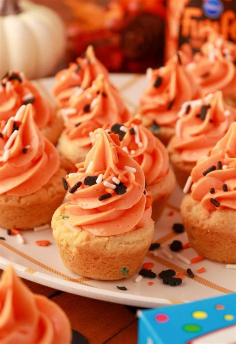 Halloween Cake Mix Cookie Cups Recipe Pillsbury Baking