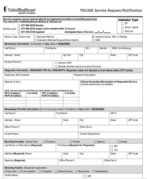 Free 11 Sample Service Request Forms In Ms Word Pdf