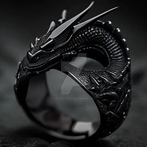 Black Dragon Ring - Photography Stock 006 by MysticalStock on DeviantArt