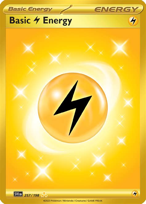 Basic Lightning Energy Scarlet And Violet Pokémon Tcg Guru