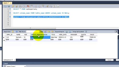 Sql Complete Tutorial Example To Find Null And Not Null Values