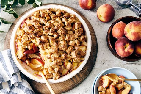 Just Too Easy Peach Cobbler Recipe King Arthur Baking