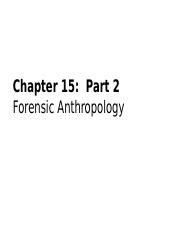 Chapter Bioarchaeology And Forensic Anthropology Pdf Chapter