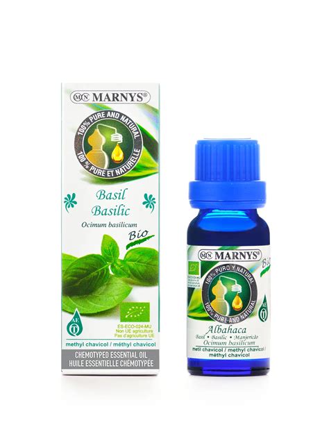 Busuioc Basil BIO 15ml Ulei Esential MARNYS 100 Natural Si Pur