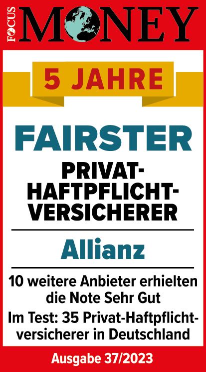 Private Haftpflichtversicherung Schutz Ab 3 17 Mtl Allianz